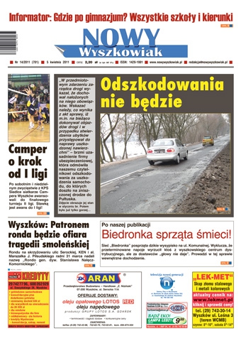 Wydanie 14/2011 05.04.2011