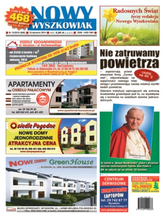 Wydanie 15/2014 15.04.2014